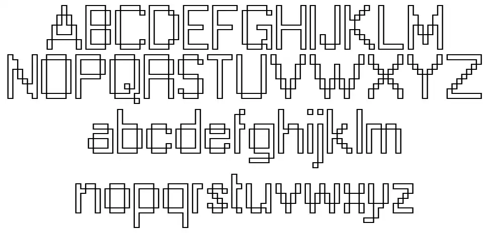 Windows Outline schriftart vorschau