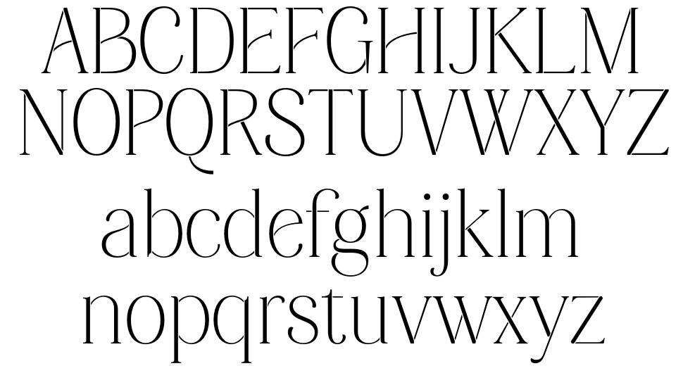 Windstone Serif フォント 標本
