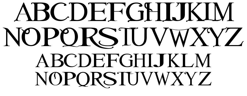 Winob font specimens