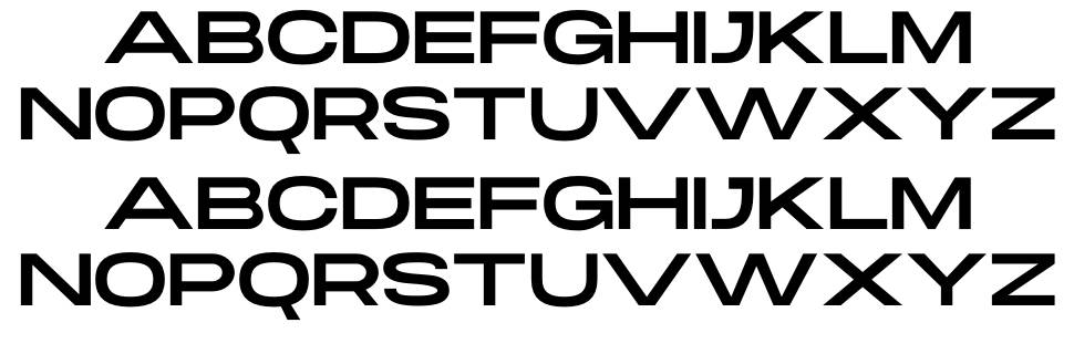 Winong Extended font specimens