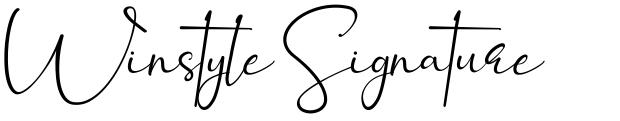 Winstyle Signature