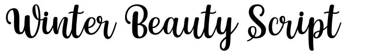 Winter Beauty Script шрифт