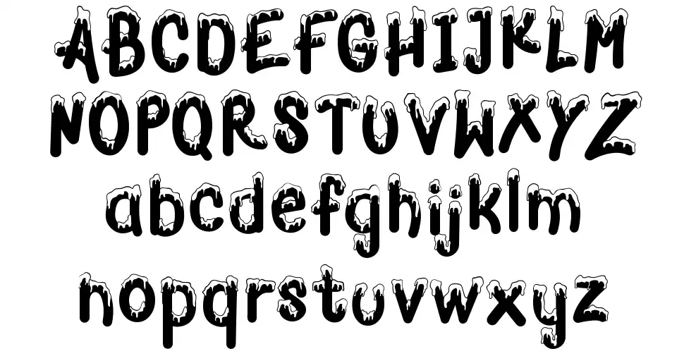 Winter Cityfont specimens