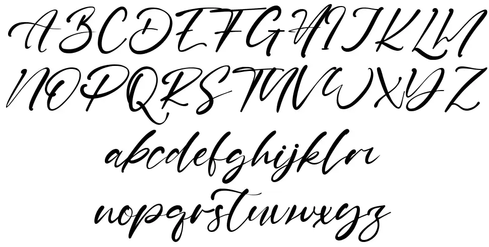 Winter Deerfont specimens