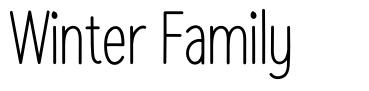Winter Family font