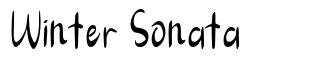 Winter Sonata font