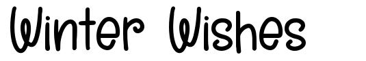 Winter Wishes font