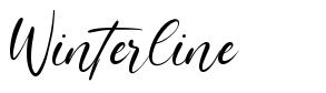 Winterline font