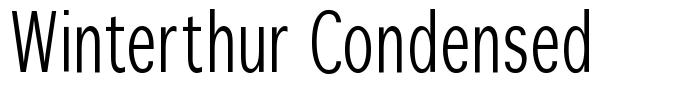 Winterthur Condensed 字形