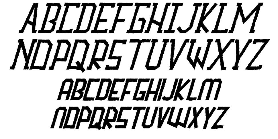 Winthera font specimens