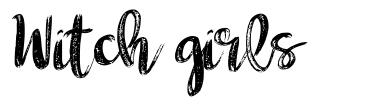 Witch girls font
