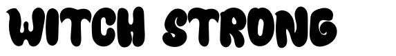 Witch Strong font
