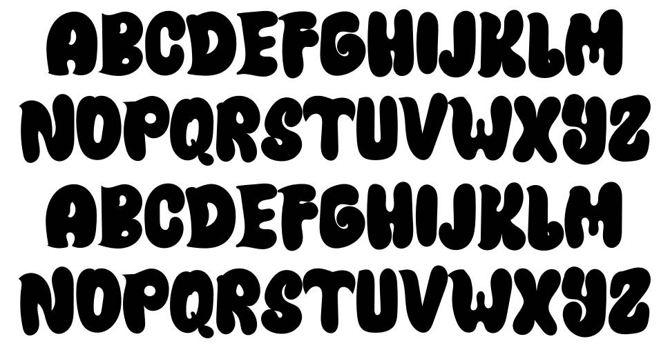 Witch Strong font specimens