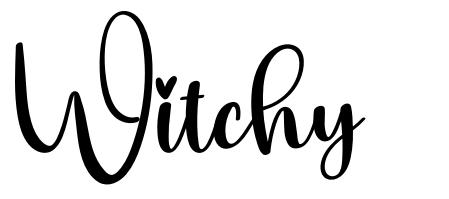 Witchy font
