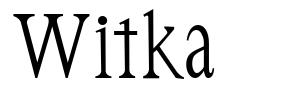 Witka font