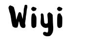 Wiyi шрифт