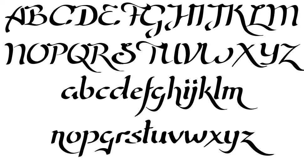 Wizard Of The Moonfont specimens