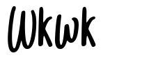 Wkwk フォント