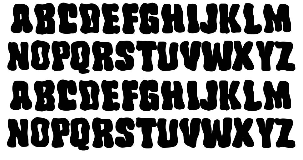 Wocke Funky font Örnekler