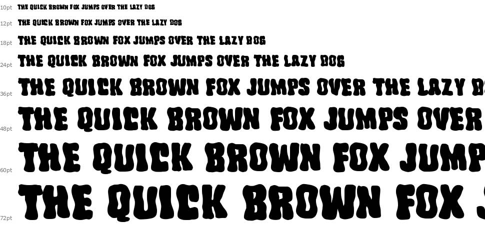 Wocke Funky font Şelale