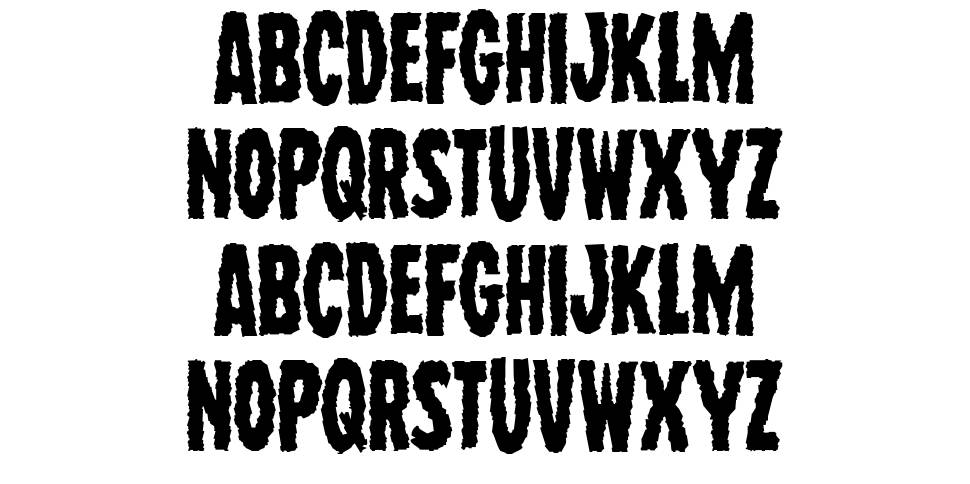 Wolf Brothers font specimens