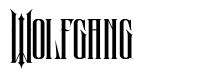 Wolfgang schriftart