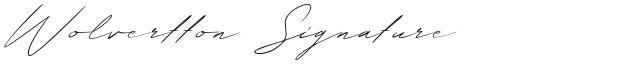 Wolvertton Signature