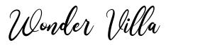 Wonder Villa шрифт
