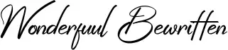 Wonderfuul Bewritten font