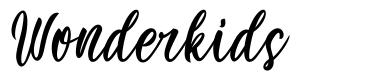 Wonderkids шрифт