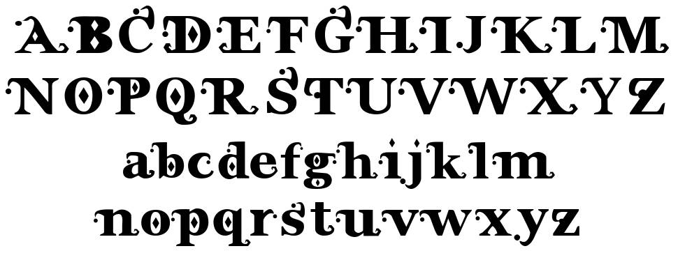 Wonderland Medium 字形 标本