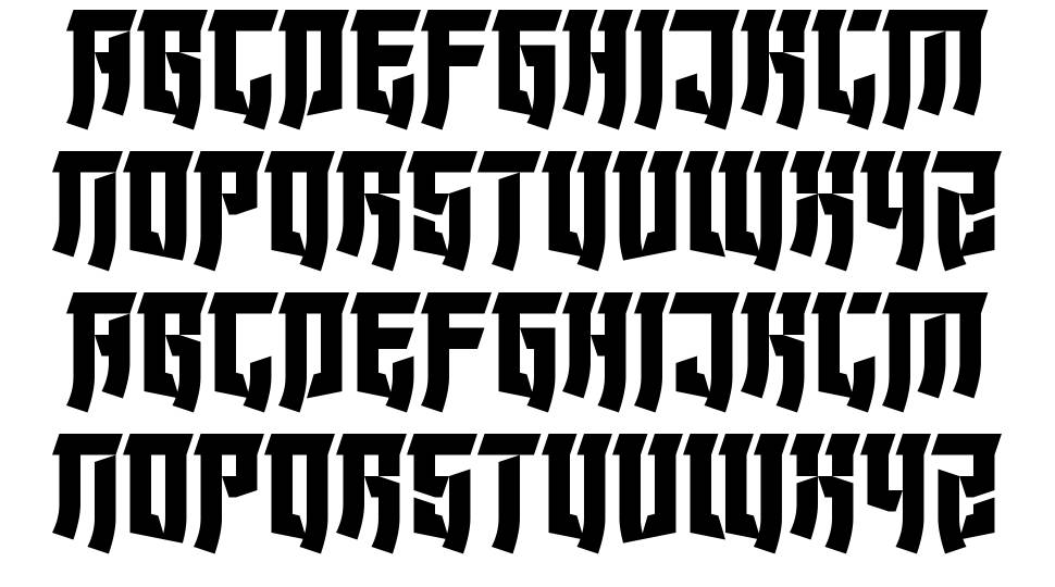 Wonders Of The Orient font specimens