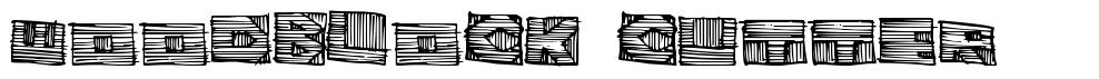 Woodblock Cutter font