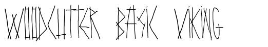 Woodcutter Basic Viking 字形
