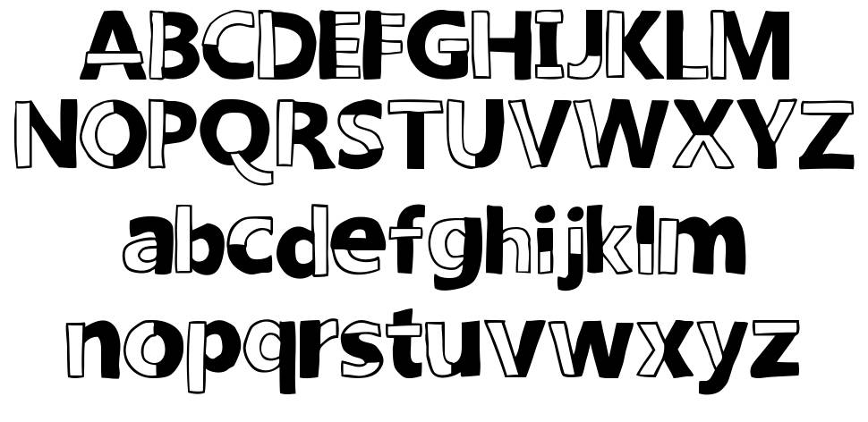 Woodcutter Delicada 字形 标本