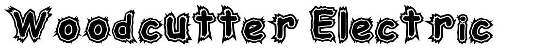 Woodcutter Electric font