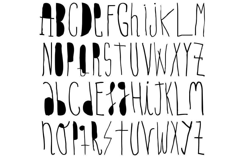 Woodcutter Hand Light písmo Exempláře