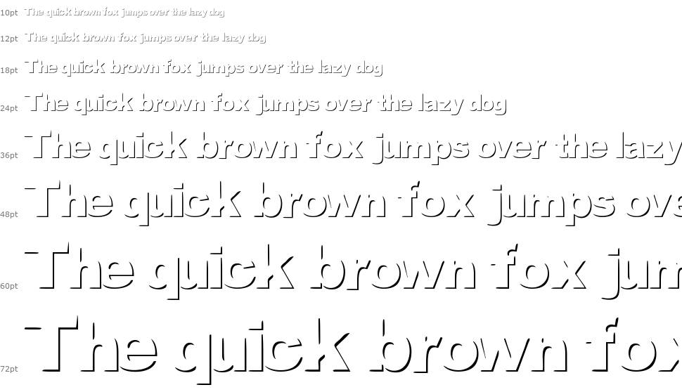 Woodcutter Invisible font Waterfall