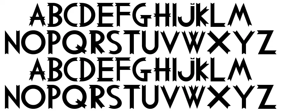 Woodcutter MMXV schriftart vorschau