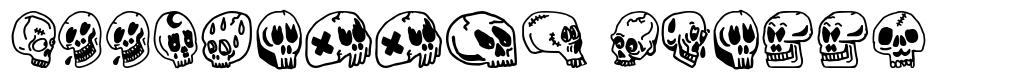 Woodcutter Skulls font
