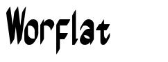 Worflat font