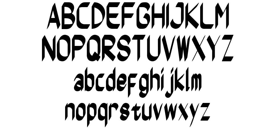 Worflat font Örnekler