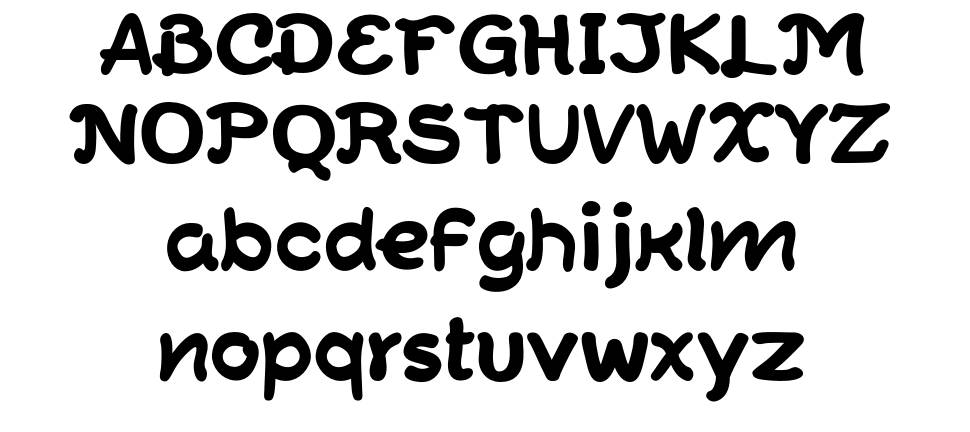 Working Right Now font specimens