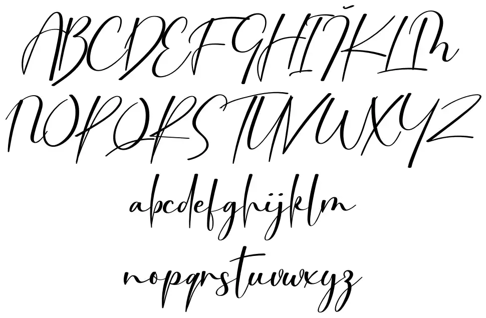 Workoutfont specimens