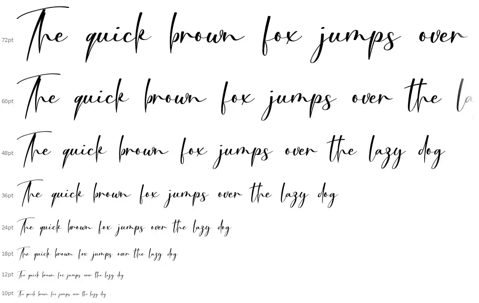 Workoutfont waterfall