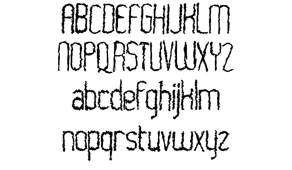World Shocker font specimens