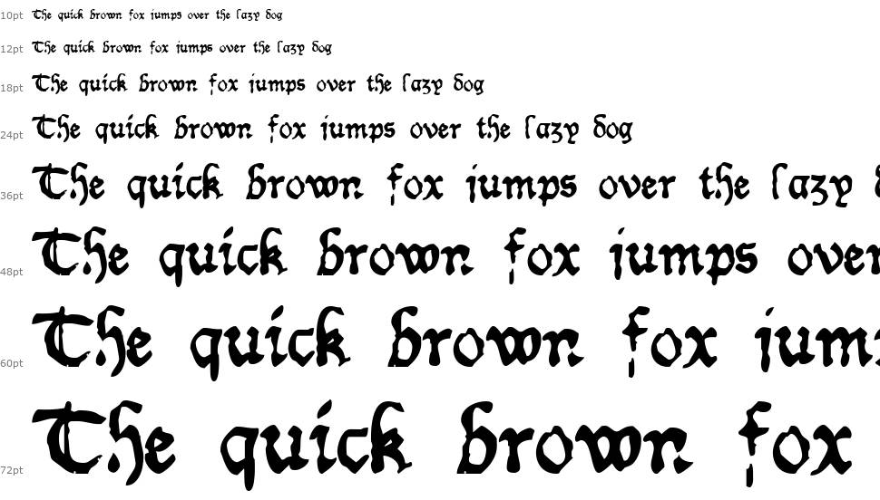 Worn Manuscript Rough шрифт Водопад