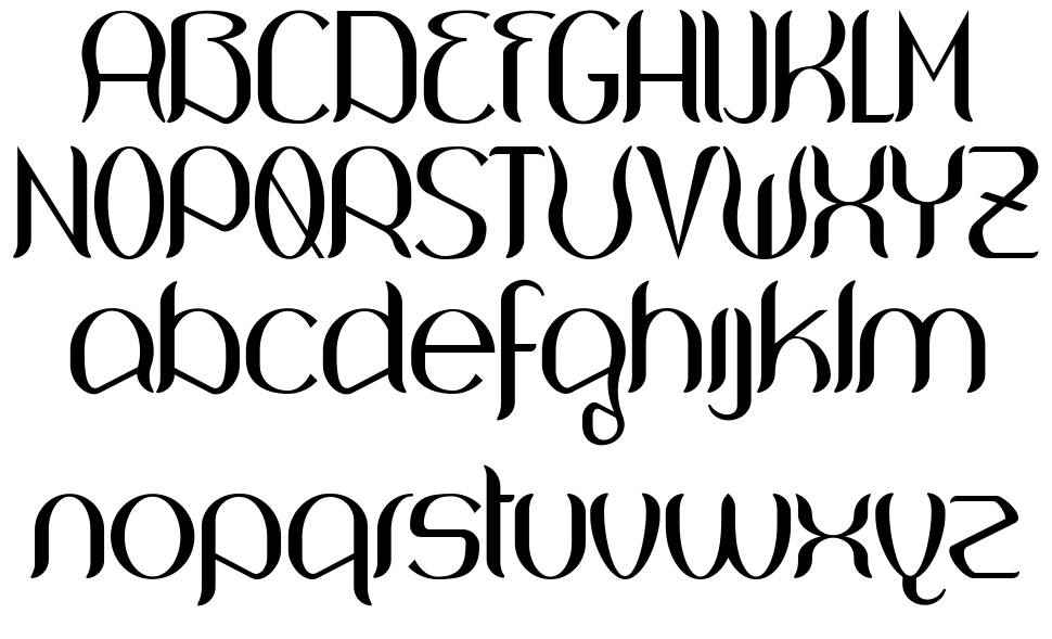 Wouliane font Örnekler