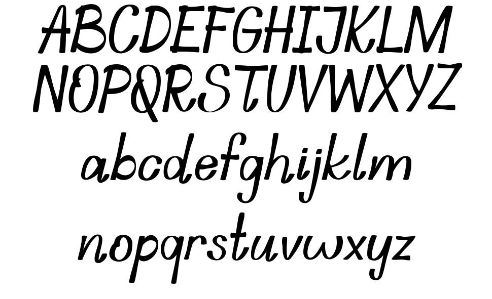 Woventry font Örnekler