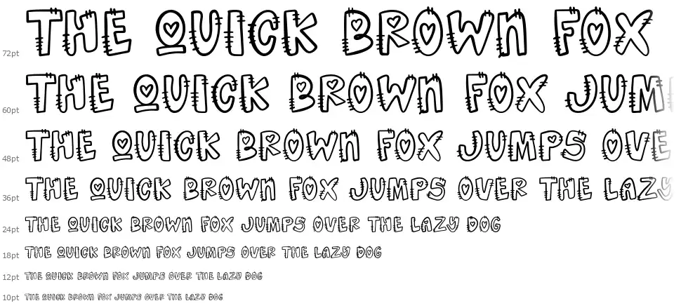 Wowfont waterfall